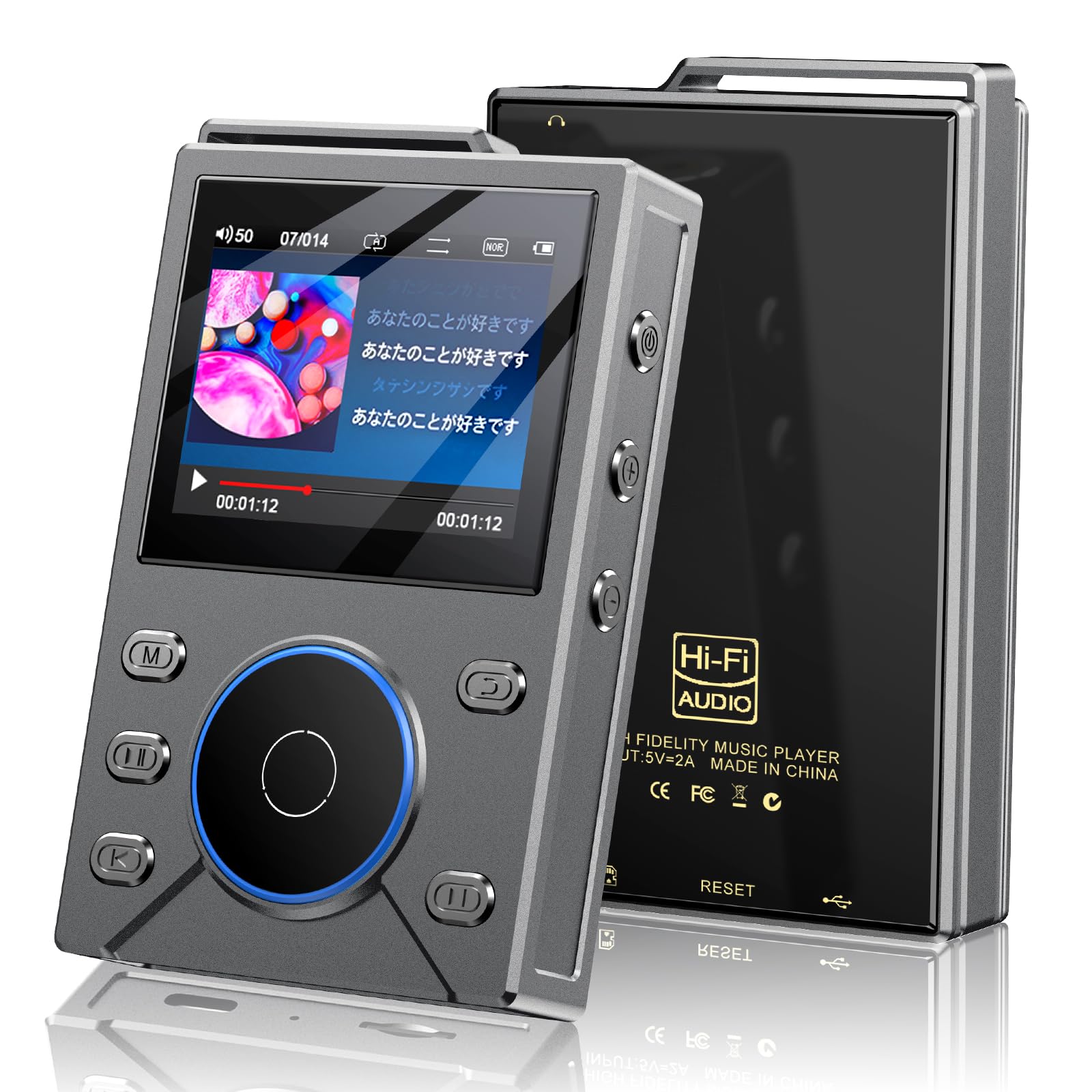 Amazon.co.jp: MP3プレーヤー 64GB Bluetooth5.3 ハイレゾ音楽
